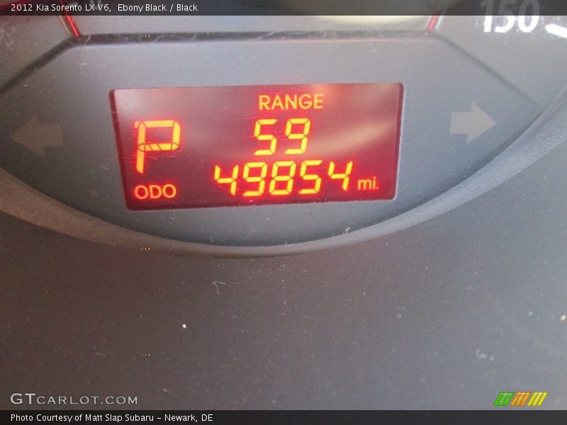 Ebony Black / Black 2012 Kia Sorento LX V6