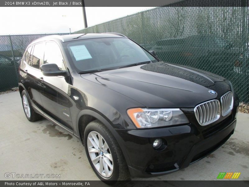 Jet Black / Black 2014 BMW X3 xDrive28i