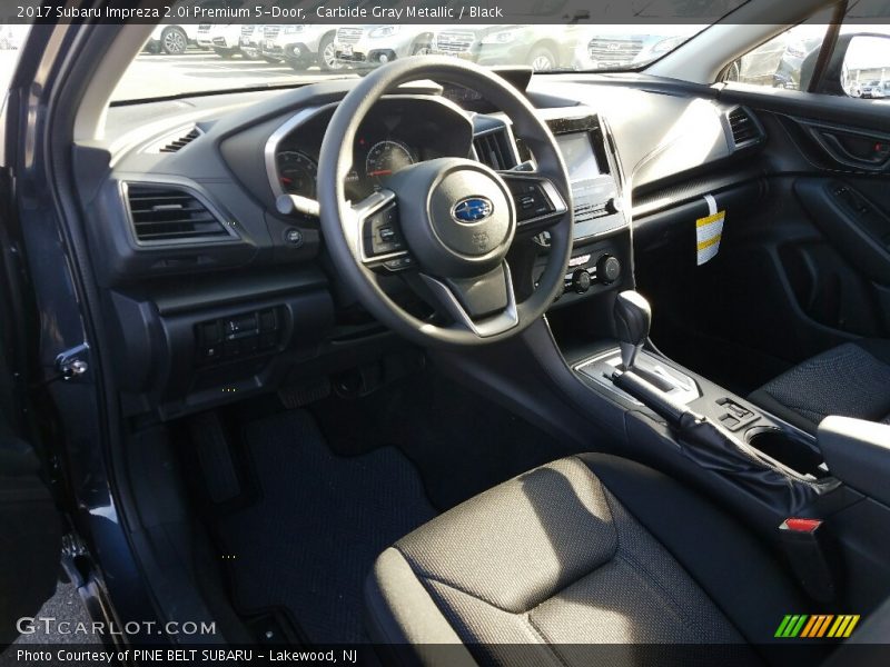 Carbide Gray Metallic / Black 2017 Subaru Impreza 2.0i Premium 5-Door