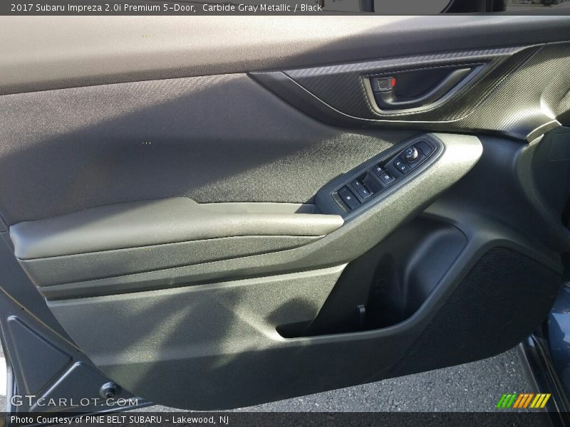 Carbide Gray Metallic / Black 2017 Subaru Impreza 2.0i Premium 5-Door