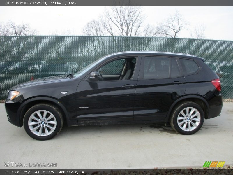 Jet Black / Black 2014 BMW X3 xDrive28i