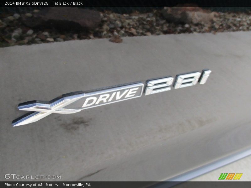 Jet Black / Black 2014 BMW X3 xDrive28i