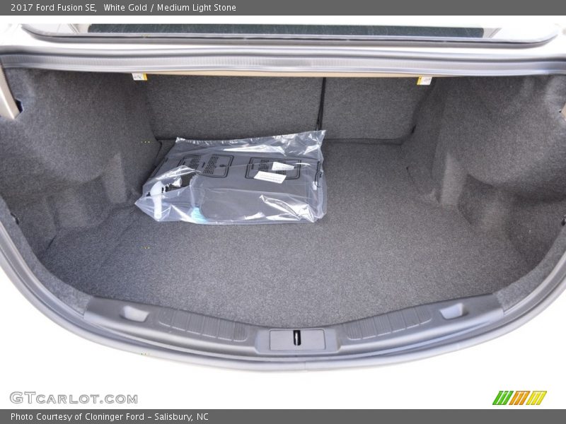 White Gold / Medium Light Stone 2017 Ford Fusion SE