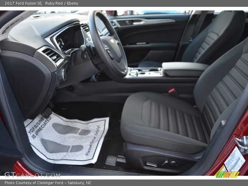 Ruby Red / Ebony 2017 Ford Fusion SE