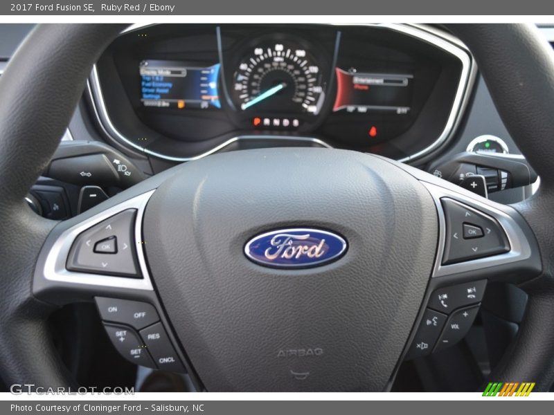 Ruby Red / Ebony 2017 Ford Fusion SE