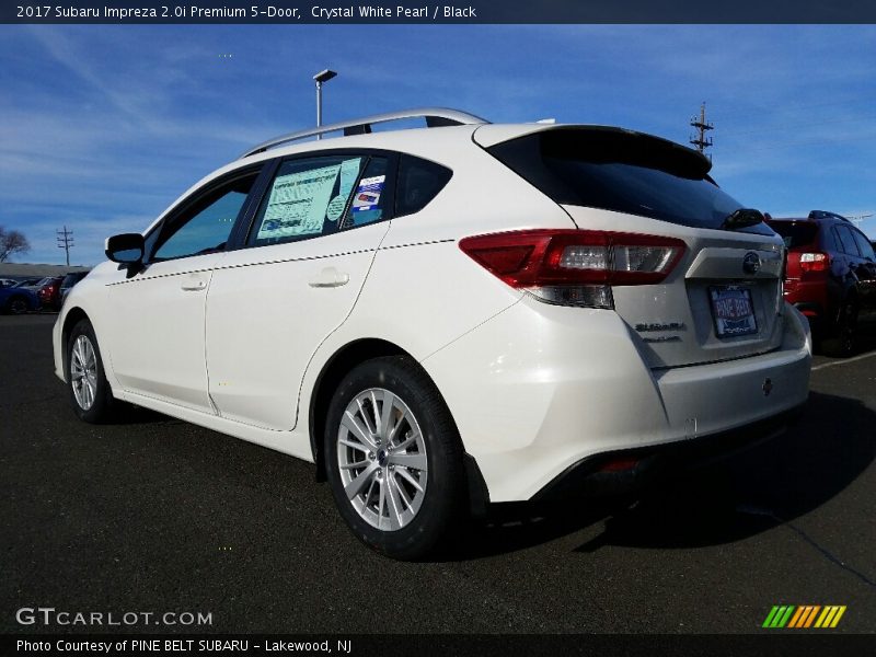 Crystal White Pearl / Black 2017 Subaru Impreza 2.0i Premium 5-Door