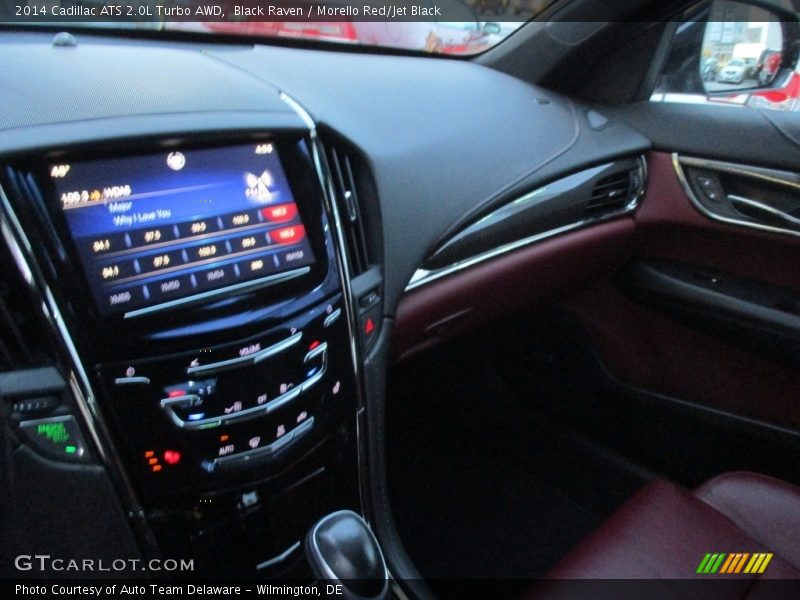 Black Raven / Morello Red/Jet Black 2014 Cadillac ATS 2.0L Turbo AWD