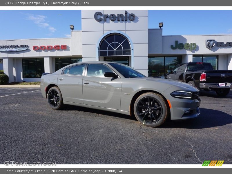 Destroyer Grey / Black 2017 Dodge Charger R/T