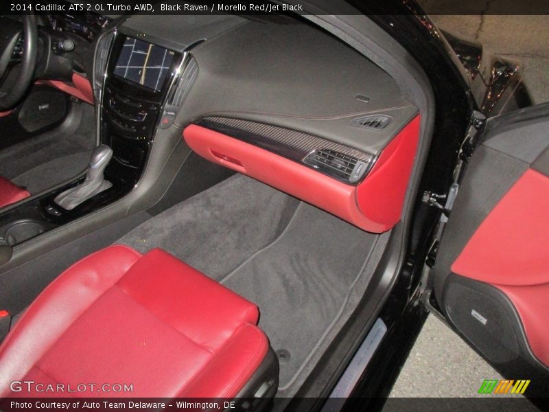 Black Raven / Morello Red/Jet Black 2014 Cadillac ATS 2.0L Turbo AWD