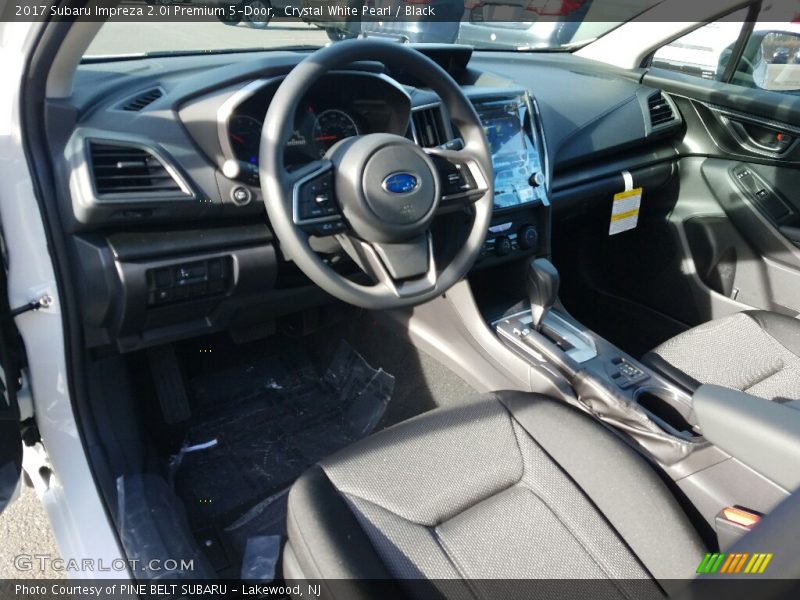 Crystal White Pearl / Black 2017 Subaru Impreza 2.0i Premium 5-Door
