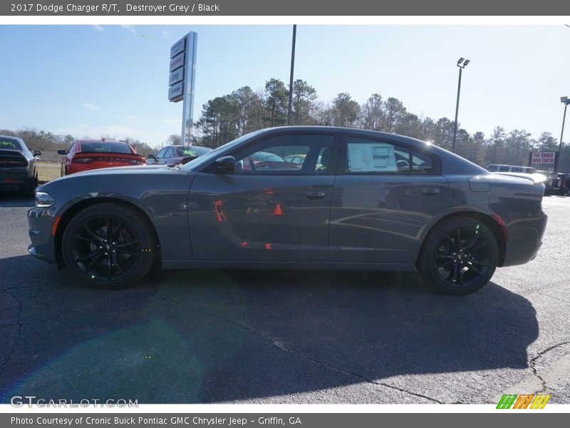 Destroyer Grey / Black 2017 Dodge Charger R/T