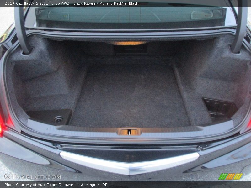Black Raven / Morello Red/Jet Black 2014 Cadillac ATS 2.0L Turbo AWD
