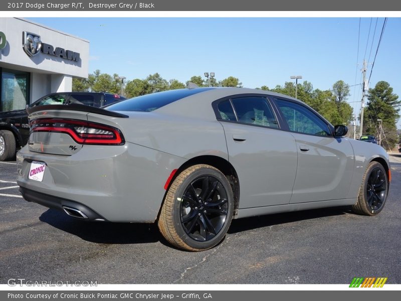 Destroyer Grey / Black 2017 Dodge Charger R/T