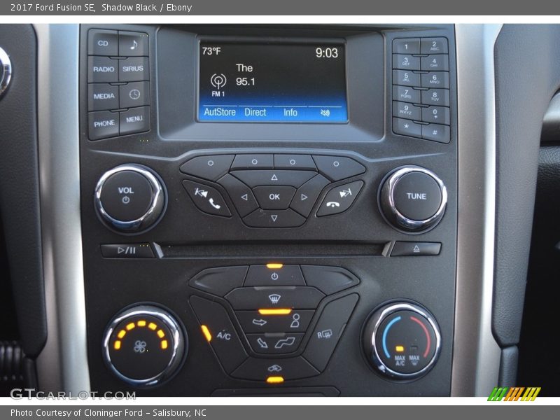 Shadow Black / Ebony 2017 Ford Fusion SE