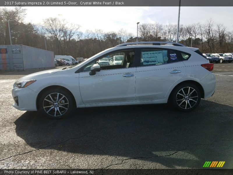 Crystal White Pearl / Black 2017 Subaru Impreza 2.0i Limited 5-Door