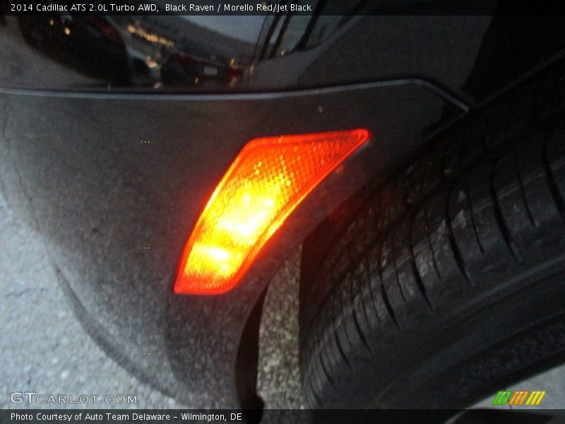 Black Raven / Morello Red/Jet Black 2014 Cadillac ATS 2.0L Turbo AWD