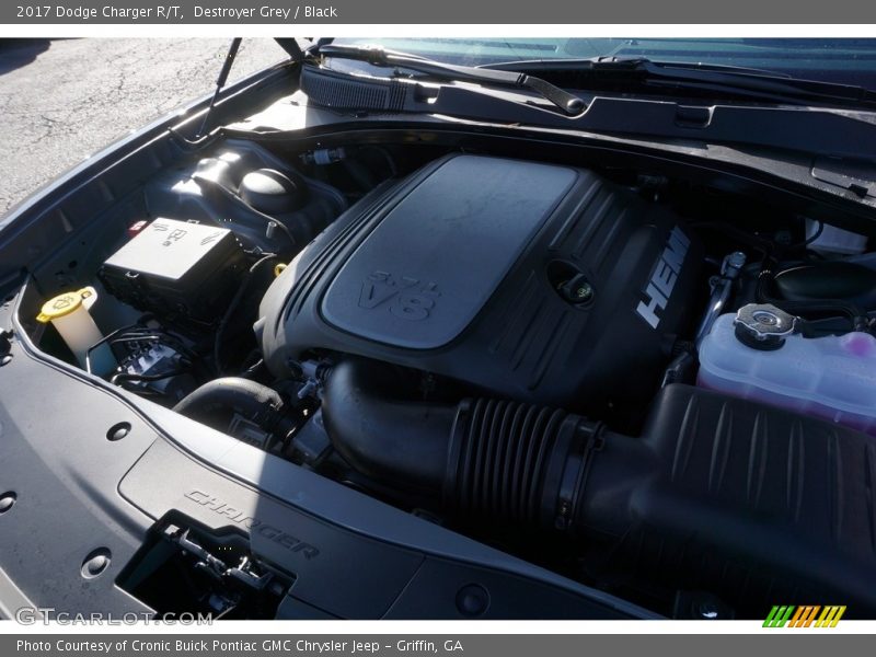 Destroyer Grey / Black 2017 Dodge Charger R/T