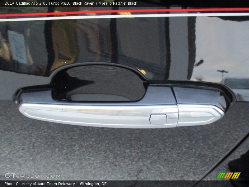 Black Raven / Morello Red/Jet Black 2014 Cadillac ATS 2.0L Turbo AWD