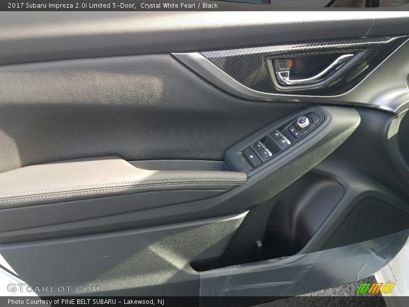 Crystal White Pearl / Black 2017 Subaru Impreza 2.0i Limited 5-Door