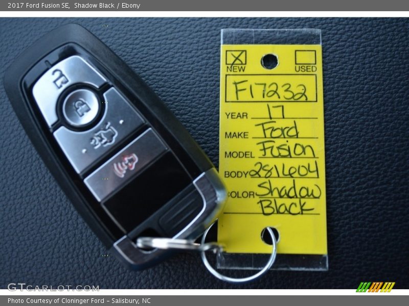 Shadow Black / Ebony 2017 Ford Fusion SE