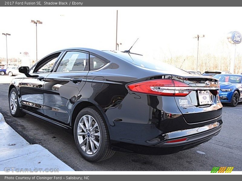 Shadow Black / Ebony 2017 Ford Fusion SE