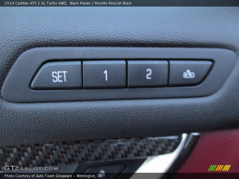 Black Raven / Morello Red/Jet Black 2014 Cadillac ATS 2.0L Turbo AWD