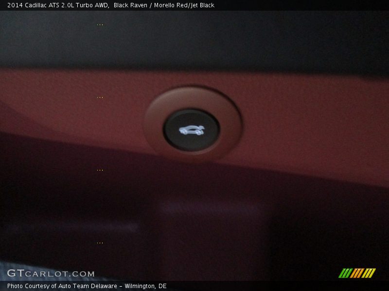 Black Raven / Morello Red/Jet Black 2014 Cadillac ATS 2.0L Turbo AWD