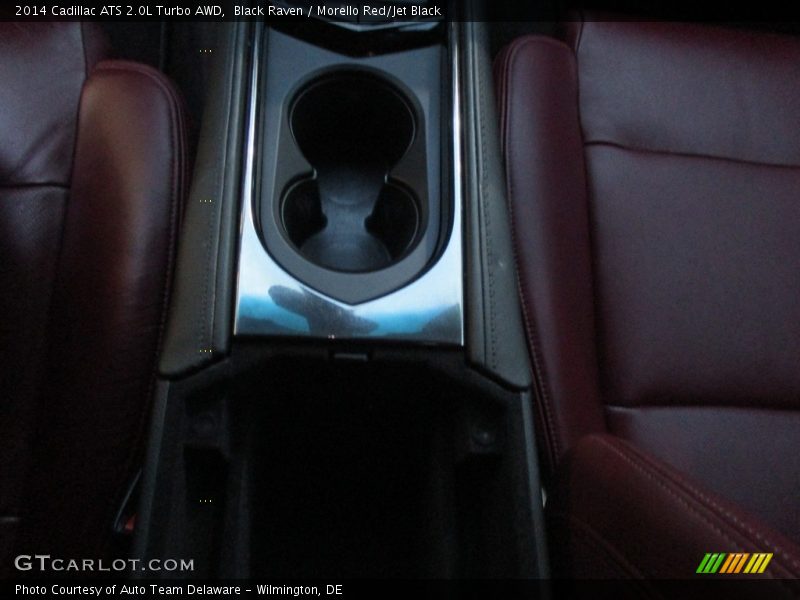 Black Raven / Morello Red/Jet Black 2014 Cadillac ATS 2.0L Turbo AWD
