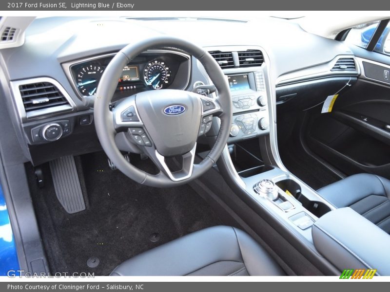 Lightning Blue / Ebony 2017 Ford Fusion SE