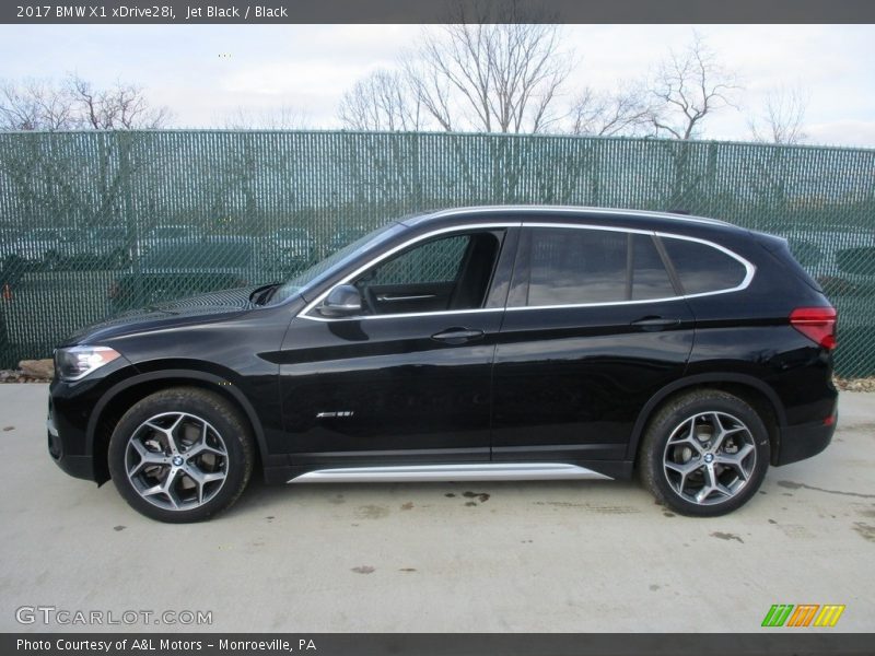 Jet Black / Black 2017 BMW X1 xDrive28i