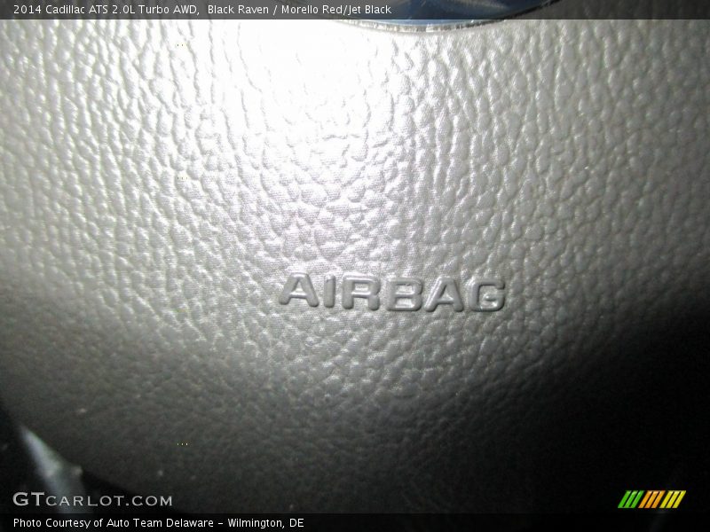 Black Raven / Morello Red/Jet Black 2014 Cadillac ATS 2.0L Turbo AWD