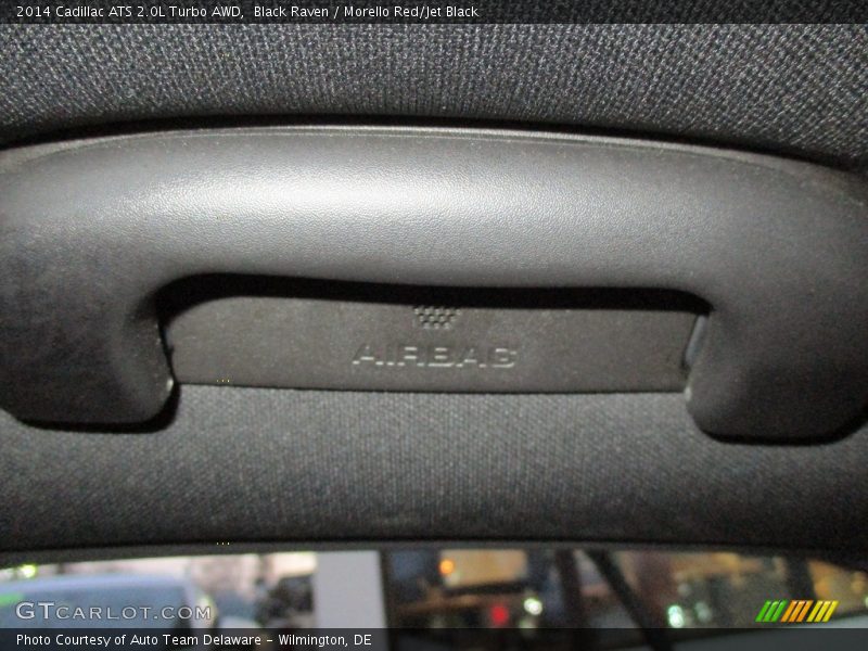 Black Raven / Morello Red/Jet Black 2014 Cadillac ATS 2.0L Turbo AWD