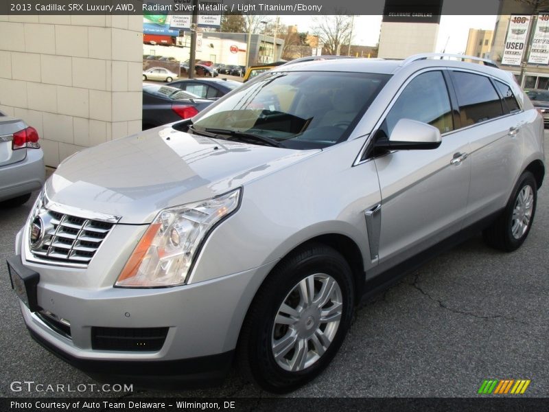 Radiant Silver Metallic / Light Titanium/Ebony 2013 Cadillac SRX Luxury AWD