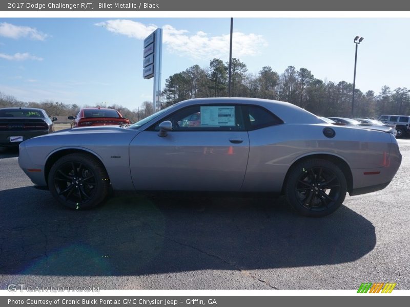 Billet Metallic / Black 2017 Dodge Challenger R/T