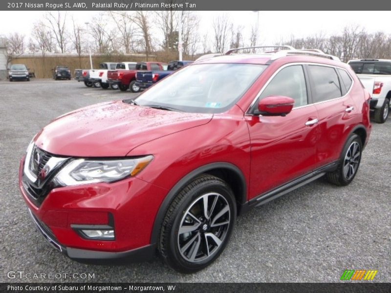 Front 3/4 View of 2017 Rogue SL AWD