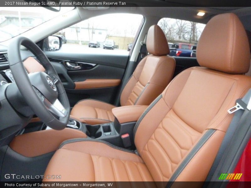 Front Seat of 2017 Rogue SL AWD