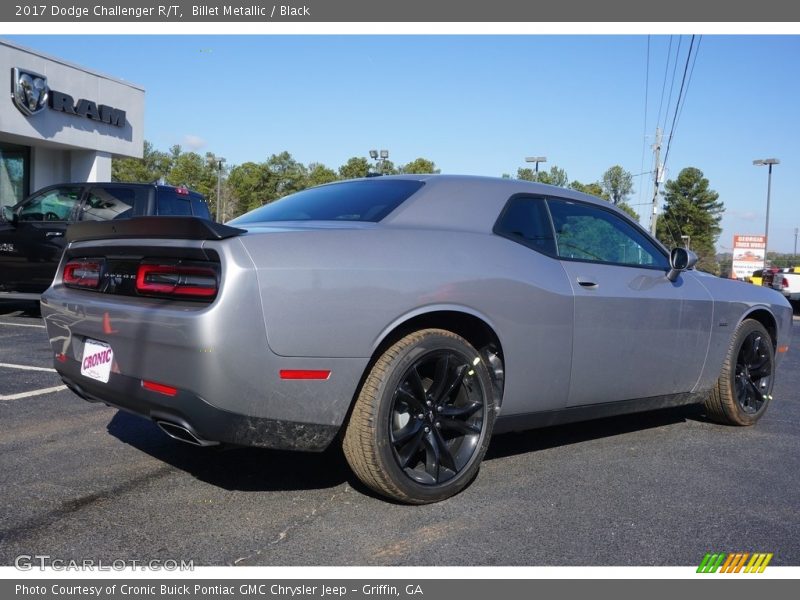 Billet Metallic / Black 2017 Dodge Challenger R/T