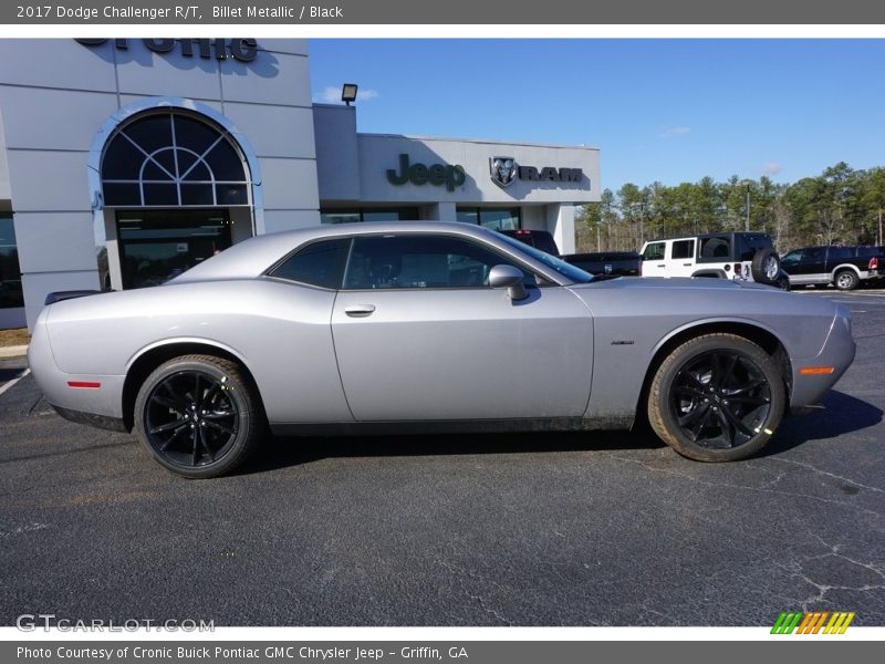 Billet Metallic / Black 2017 Dodge Challenger R/T