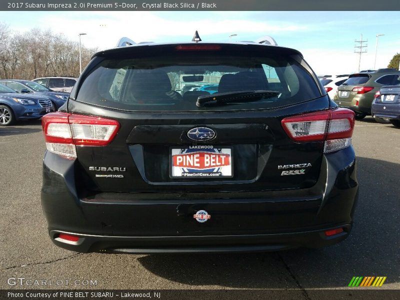 Crystal Black Silica / Black 2017 Subaru Impreza 2.0i Premium 5-Door