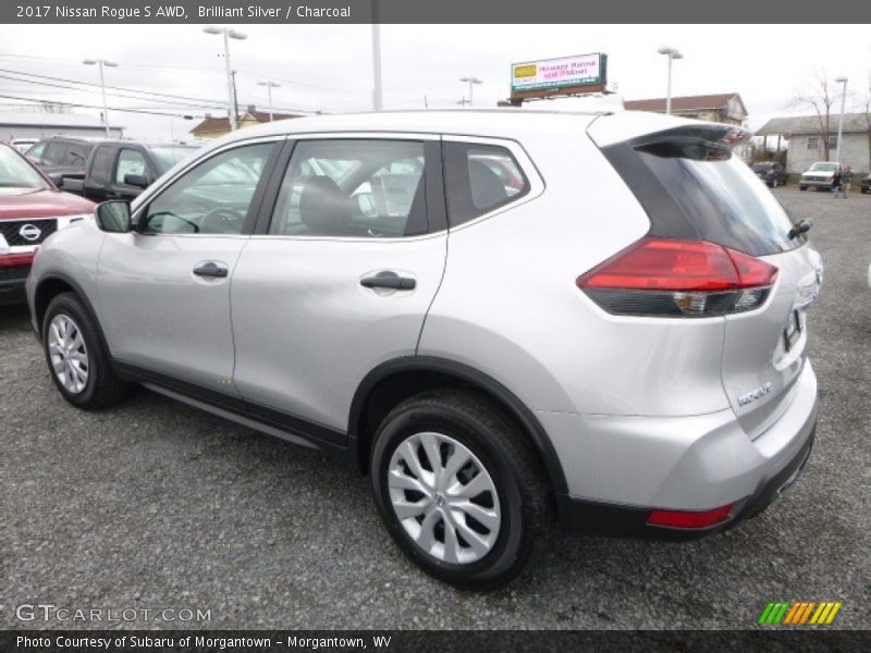 Brilliant Silver / Charcoal 2017 Nissan Rogue S AWD