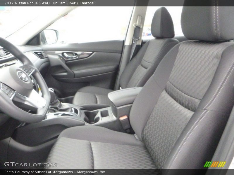 Brilliant Silver / Charcoal 2017 Nissan Rogue S AWD