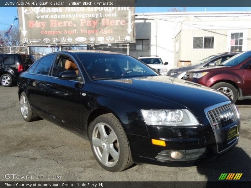 Brilliant Black / Amaretto 2008 Audi A6 4.2 quattro Sedan