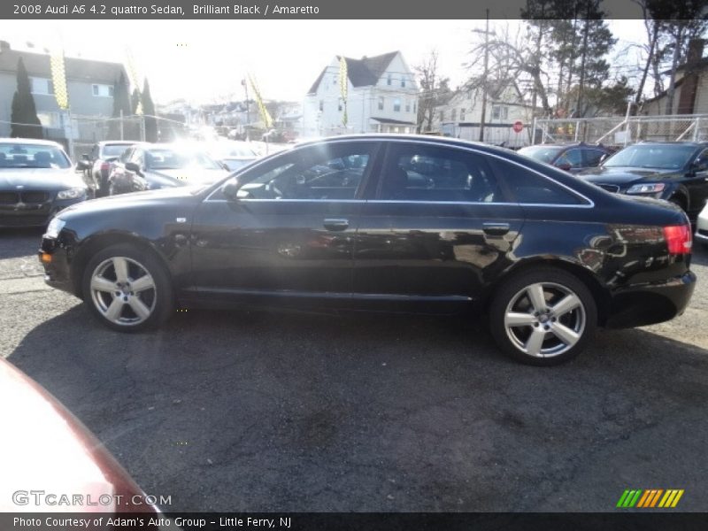 Brilliant Black / Amaretto 2008 Audi A6 4.2 quattro Sedan