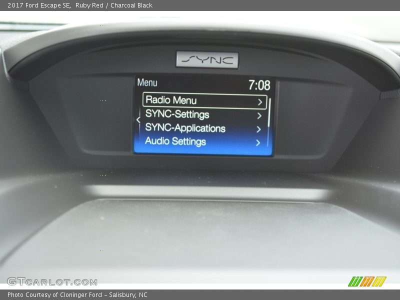 Ruby Red / Charcoal Black 2017 Ford Escape SE