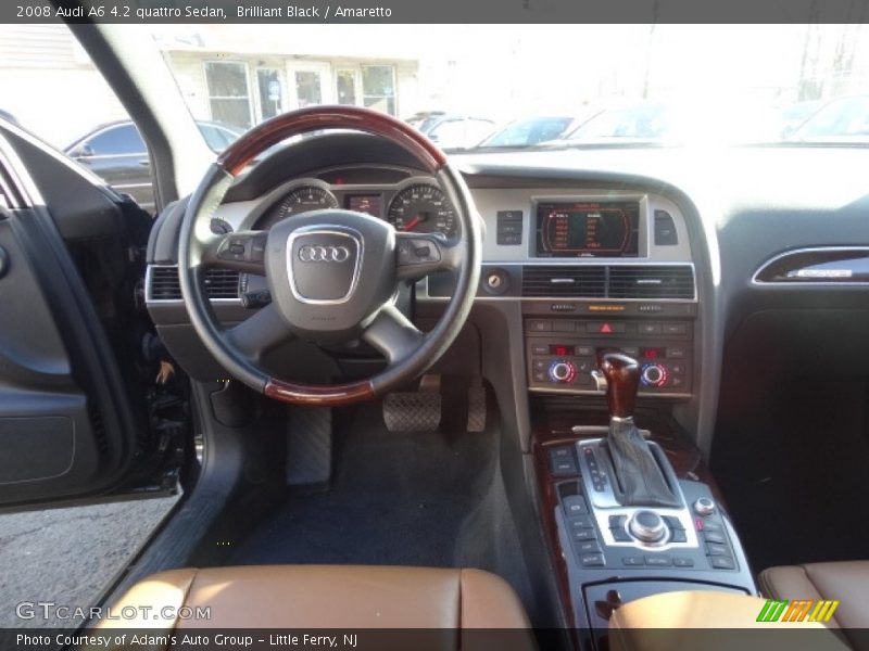 Brilliant Black / Amaretto 2008 Audi A6 4.2 quattro Sedan