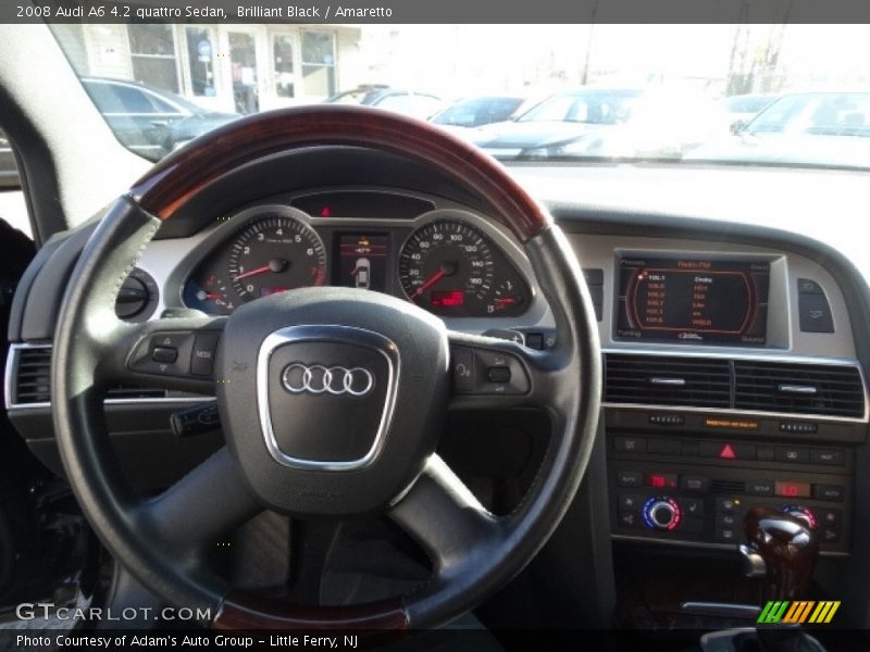 Brilliant Black / Amaretto 2008 Audi A6 4.2 quattro Sedan