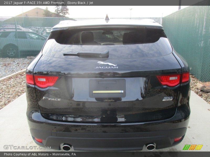 Ebony Black / Jet 2017 Jaguar F-PACE 35t AWD Premium