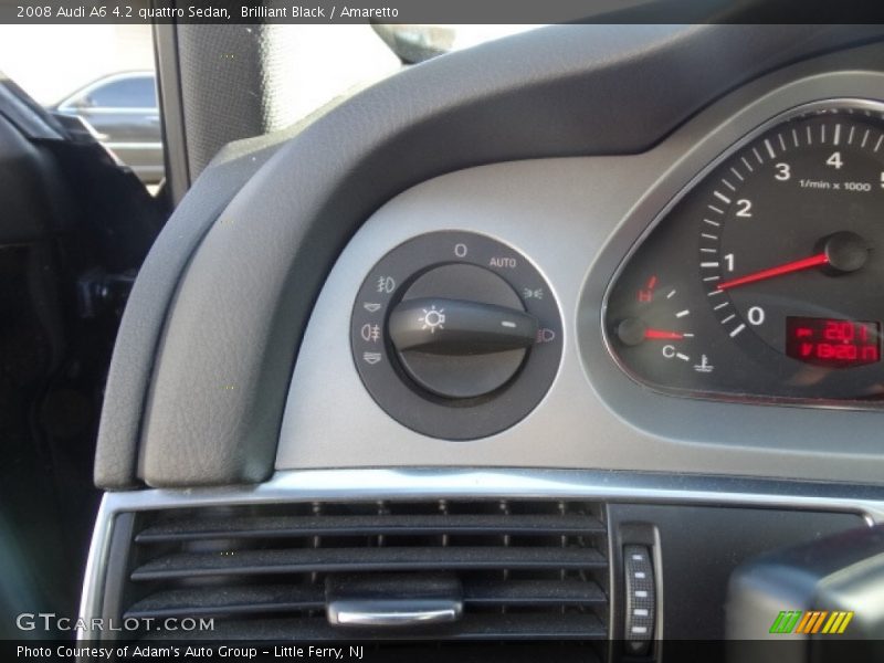 Brilliant Black / Amaretto 2008 Audi A6 4.2 quattro Sedan