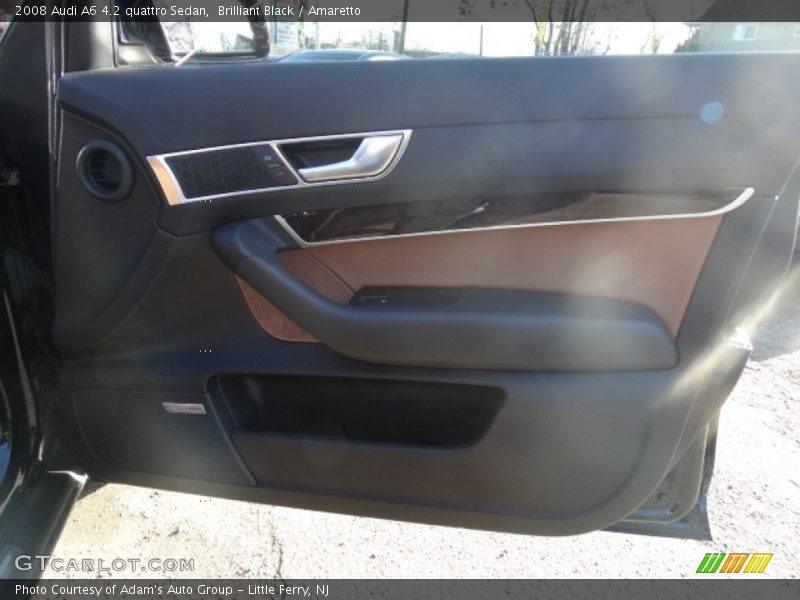 Brilliant Black / Amaretto 2008 Audi A6 4.2 quattro Sedan