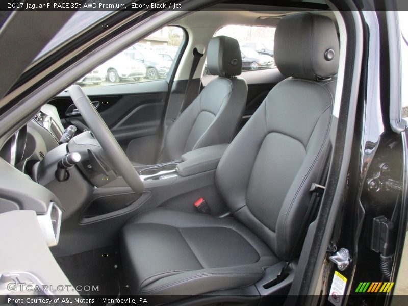 Ebony Black / Jet 2017 Jaguar F-PACE 35t AWD Premium